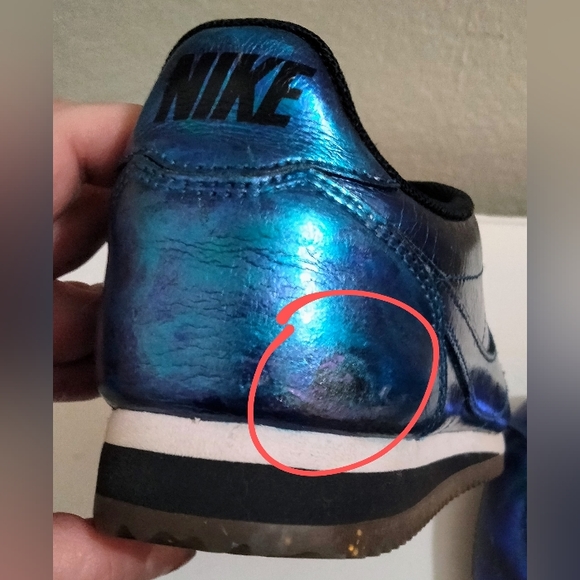 NIKE Classic Cortez SE "Iridescent Soar" Holographic 8 XLV Athletic Shoes - Picture 6 of 6